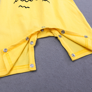 Simpatici pagliaccetti in cotone con stampa di squali per neonati, estivi a maniche corte, per neonati e neonate, morbidi e traspiranti, abbigliamento unisex per neonati. - Product Image 5