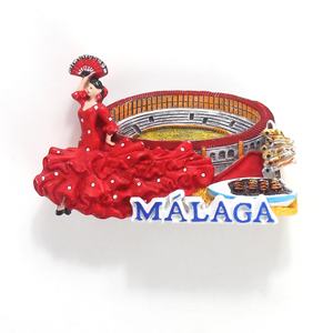 Bailaora <span class=keywords><strong>De</strong></span> Espanol Con Piernas Bandera <span class=keywords><strong>De</strong></span> Espana Vestido <span class=keywords><strong>De</strong></span> Lunares Con Figura <span class=keywords><strong>De</strong></span> Castanuelas Sevillana Flamenco Iman <span class=keywords><strong>De</strong></span> Nieve - Product Image 4