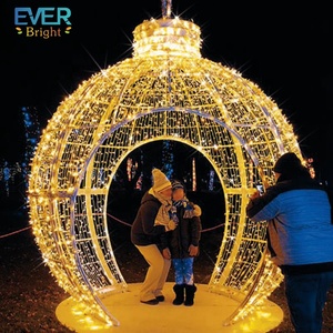 Décorations lumineuses géantes 3D personnalisées en PVC LED pour Halloween et Noël, IP65, pour aménagement paysager, jardin, parc, zoo, centre commercial, place - Product Image 5