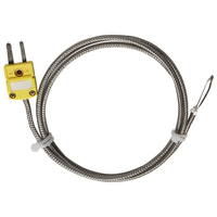 Termocooperación tipo K, horno de alta temperatura, enchufe flexible, termopar, medición de temperatura de espacio de rebanada