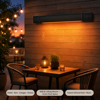 JHheatsup Haut-parleur sans fil étanche de haute qualité 1800W Factory Room Patio Electric Ce Patio Heater pour Garden Tent Bar