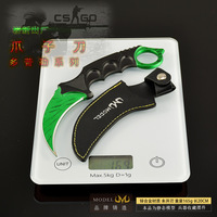 Коллекционная декоративная медаль CSGO: Нож Doppler Ruby Claw, 20 см, ручная роспись, из цинкового сплава, незаточенный, для фанатов игры