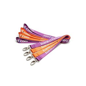 Lanyards Manufacturer Cheap <b>Personalized</b> Printing Polyester Sublimation Custom Lanyards for Company Employee Work Card - Product Image 4