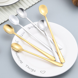 Cuillère à dessert en acier inoxydable, cuillère à sel pour pot à épices, agitateur pour crème glacée et smoothies, mini-cuillère à café - Product Image 4