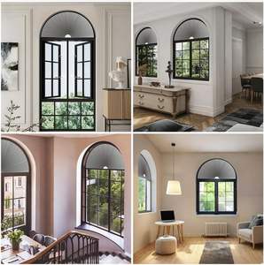 ستائر خلوية نصف دائرية عازلة للضوء وحماية من الأشعة فوق البنفسجية سهلة التركيب للنوافذ الداخلية - Product Image 6