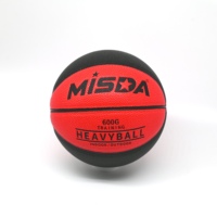 Ballon de basketball personnalisé avec logo, taille 3 mini, 600g et 900g (1,9 lb), lesté pour l'entraînement de la force du poignet et la pratique du dribble