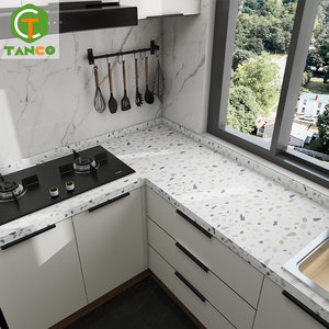 <span class=keywords><strong>Papel</strong></span> pintado de mármol impermeable de cocina autoadhesivo de <span class=keywords><strong>vinilo</strong></span> para <span class=keywords><strong>armario</strong></span> de cocina - Product Image 3