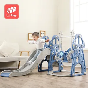 High quality new wholesale toddler indoor baby plastic sliding toys kids slides for children playground and swing play set