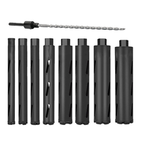 Foret diamanté en acier au carbone pour béton, scie cloche pour maçonnerie, tige M22, oxyde noir, soudure laser
