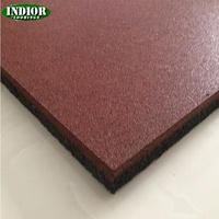Haute densité 15mm anti-dérapant EPDM caoutchouc carrelage Interlock Gym champ de tir sol pour aire de jeux extérieure école aire de jeux