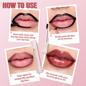 MLM Customized Strippable Lip Tint NonStick Cup Waterproof Easy to Color Moisturizing Shiny Water Texture non stick cup lip tint - Product Image 2