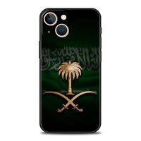 Coque de téléphone en silicone TPU souple avec drapeau du Royaume d'Arabie Saoudite pour iPhone 18 17 16 13 15 14 12 11 Pro MAX SE XS 7 8 Plus