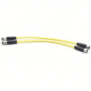 Connecteur étanche Ip67 M8 4 broches personnalisé PVC mâle à femelle connecteurs circulaires de câble à prise droite pour application d'alimentation - Product Image 4