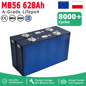 เซลล์แบตเตอรี่ LiFePO4 628Ah MB56 8000ได้แบบปริซึม3.2V เกรด A + CE IEC62619 EU Stock DDP 30KWh พลังงานแสงอาทิตย์แบบกริด - Product Image 1