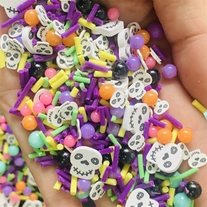 1kg bán buôn tự làm Slime Nguồn cung cấp sọ Halloween cắt lát phụ phim hoạt hình ma hỗn hợp <span class=keywords><strong>Polymer</strong></span> đất sét sprinkles - Product Image 3