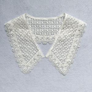 Robe d'été avec petit décolleté châle Décoration <span class=keywords><strong>Col</strong></span> Enfants Plié pour Porter un <span class=keywords><strong>Faux</strong></span> <span class=keywords><strong>Col</strong></span> Version Coréenne - Product Image 6