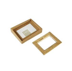 Marco de Fotos de Madera Económico con Soporte de Escritorio, Decoración Natural para el Hogar, Hecho a Mano, Personalizado con Impresión Rectangular - Product Image 4