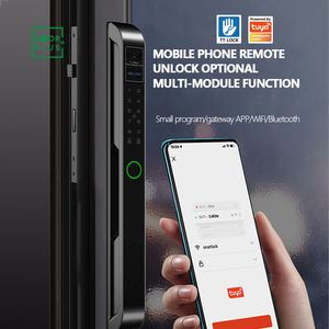 Doorplus <span class=keywords><strong>Z2</strong></span> Smart Biométrico Cerradura de huella dactilar Tuya WiFi <span class=keywords><strong>Cloud</strong></span> App Cámara de puerta de aluminio controlada para madera/acero/puertas correderas - Product Image 3