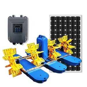Hot Sale Solar Powered Paddle Wheel Water Impeller Aerator For Fish Farming Pond