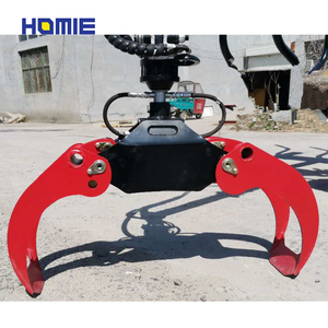 <span class=keywords><strong>Mini</strong></span> bois de forêt attaquent avec le rotateur hydraulique 1 tonne 3ton 5 tonnes 6 tonnes 10 tonnes 12 tonnes pour l'excavatrice/chargeur/tracteur - Product Image 4