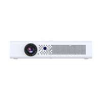 Projecteur intelligent mini FLYIN V6 DLP LED Android Home Cinéma 1080p 4K 60Hz DLP-LINK 3D 3800 lumens blanc