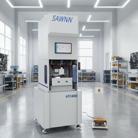 Máquina de Doblado de Aluminio CNC Totalmente Eléctrica de Larga Vida Útil y Alta Productividad 6T/400, Prensa Plegadora Semiautomática de Metal