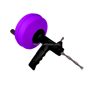 Serpiente de drenaje con accesorio de taladro-Serpiente de plomería ideal para el desbloqueo del fregadero y el drenaje-Sinfín de drenaje sólido (50 pies-1/4 pulgadas) - Product Image 4