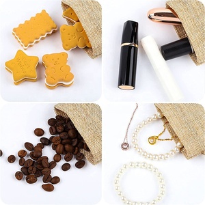 8 симпатичных джутовых мешков в виде тыквы, ведьмы вампира, сувенирные пакеты на Хэллоуин, льняные пакеты для конфет, детские пакеты для конфет на завязках для Хэллоуина и вечеринки - Product Image 3