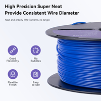 Filament d'impression 3D NAGA TPU 1,75 mm, filament TPU flexible à haute élasticité, bobine de 1 kg pour imprimante 3D FDM, orange