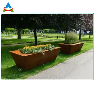 Customized Corten steel planter flower pot outdoor indoor garden planter constant temperature breeding machine planting