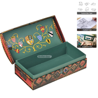 Handgefertigte Luxus-Gold-Geschenkbox für Baklava und Datteln aus dem Nahen Osten, Schokoladenverpackung, Starre Magnetverschluss-Box
