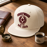 Casquettes Snapback Vintage Unisexe Personnalisées en Coton Sergé à 6 Panneaux avec Broderie 3D en Relief et Badge Numéroté, Réglables – Fabrication OEM
