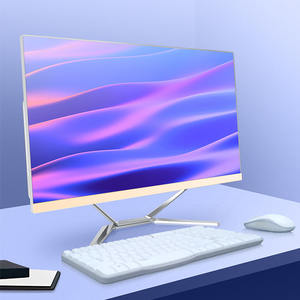 Sharerdp 23.8 pouces <span class=keywords><strong>Core</strong></span> i3/<span class=keywords><strong>i5</strong></span>/i7 1115G4/1215U tout-en-un ordinateur de bureau blanc/noir système Barebone d'enseignement des affaires avec support LCD - Product Image 5