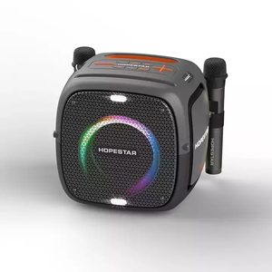 Giá Đỡ Âm Nhạc Gắn Ngoài Trời Chống Nước Loa Răng Xanh Loa Di Động Altoparlanti 80W Với 2 Micrô Bên Ngoài - Product Image 1