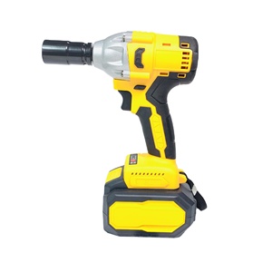 Llave de Impacto sin Escobillas de Alto Torque, Herramientas de Reparación de Automóviles, Llave Inalámbrica Recargable con Batería de Litio para Neumáticos, Amarilla G01 - Product Image 3