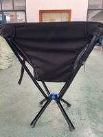 Chaise de camping avec design moderne portable, pliable et légère, en aluminium, avec logo pour voyage, pop-up, 360