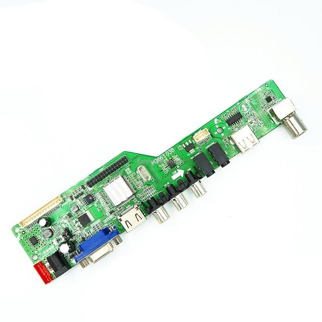 RR52C.03A Support DVB-T2 DVB-TDVB-C Support for Multiple languages TV Digital Board