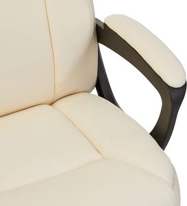 CA ANJI Manufacturer Office Furniture <strong>Chair</strong> Revolving Meeting <strong>Chair</strong> <strong>Tan</strong> <strong>Desk</strong> Home Office <strong>Chair</strong> for Office with Wheels Brown/Gold - Product Image 4