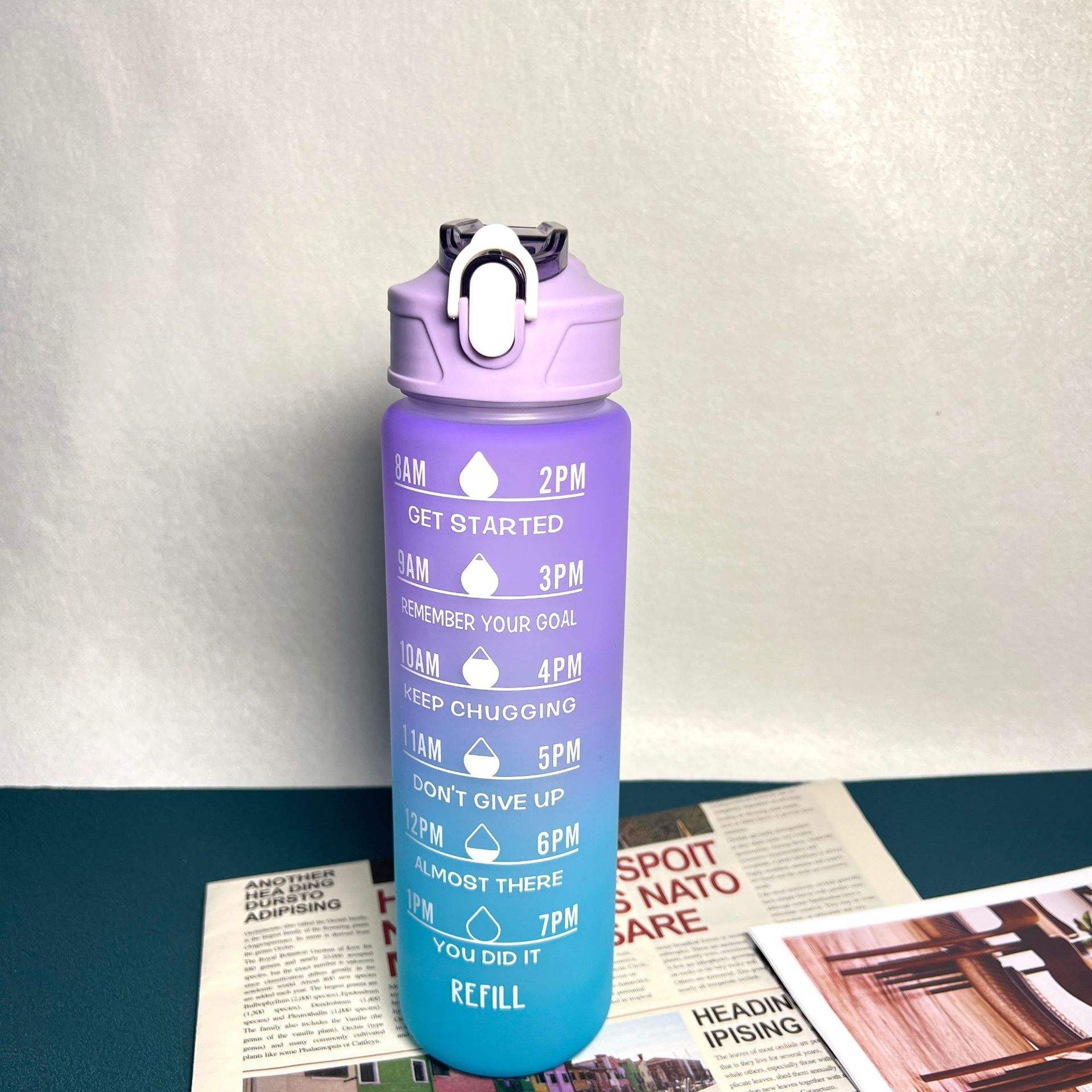 สีม่วงและสีเขียว