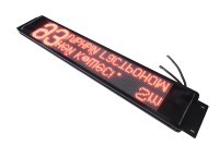 Señal de pantalla de bus LED QL101 programable para publicidad