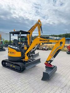 Shantui SE26 2.7 Ton Zero Tail Mini Crawler Excavator Full Hydraulic <b>Small</b> Digger For Municipal Garden Landscaping Farm Work - Product Image 3
