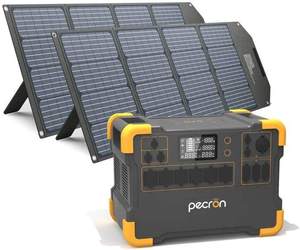 สถานีไฟฟ้าพกพา Pecron E3000 แบบ Pure Sine Wave, เครื่องกำเนิดไฟฟ้าพลังงานแสงอาทิตย์ 220V/110V, ระบบพลังงานแสงอาทิตย์ - Product Image 1