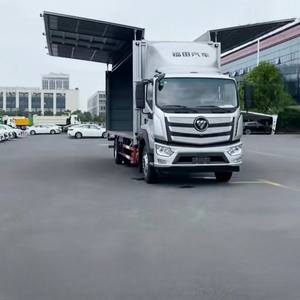 Foton Flying Wing <span class=keywords><strong>Truck</strong></span> 6.8 Mètres Camion Cargo Véhicule avec ailes Van avec compartiments latéraux ouverts Véhicule de transport logistique - Product Image 3