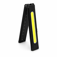 Lampe d'inspection magnétique pliable rechargeable COB, lampe de travail de poche mince, outil de réparation, signal rouge jaune vert