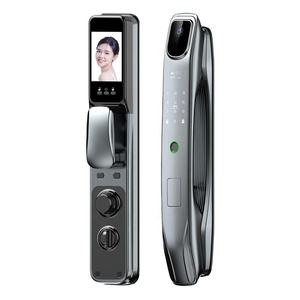 Wifi Tuya נגד גניבה אלקטרוני דיגיטלי Cerradura Inteligente חכם דלת מנעול עם מפתחות ענן מצלמה דלת עץ דלת CN; גואה - Product Image 1