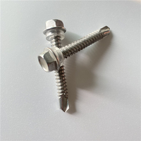 Vis taraudeuses auto-perceuses Vis Teks 1 120Mm Tek Roffing 12X3 2 pouces pour acier épais autotaraudeuses et auto-perceuses croisées