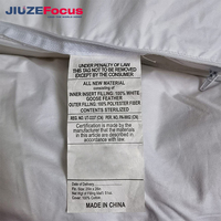 Oreillers en duvet d'oie blanc naturel de grande taille pour dormir, en coton réglable, respirant et luxueux