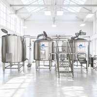 Système de brassage de bière clé en main Tonsen de grande capacité 20HL-100HL, usine de brassage complète de 2000L à 5000L pour brasserie commerciale