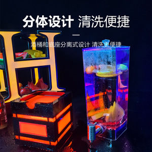 Cubo para Vino con Luz LED de 3L, Rectangular, con Grifo, para Fiestas - Product Image 2