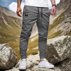Pantalones Cargo informales de negocios personalizables para hombre, ropa informal estilo Hip Hop con múltiples bolsillos, pantalones <span class=keywords><strong>vaqueros</strong></span> medios XL, patrón de Jogger frontal plano - Product Image 3